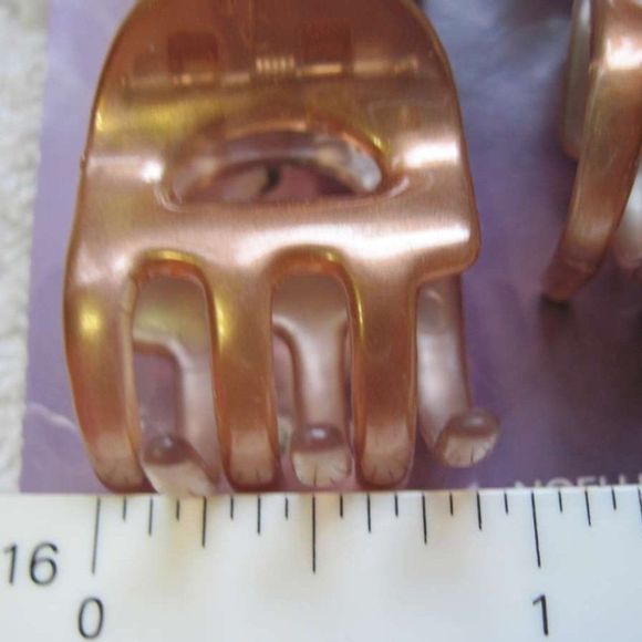 Golden Glamour Hair Accessory Set Barrettes Clips - Picture 14 of 16